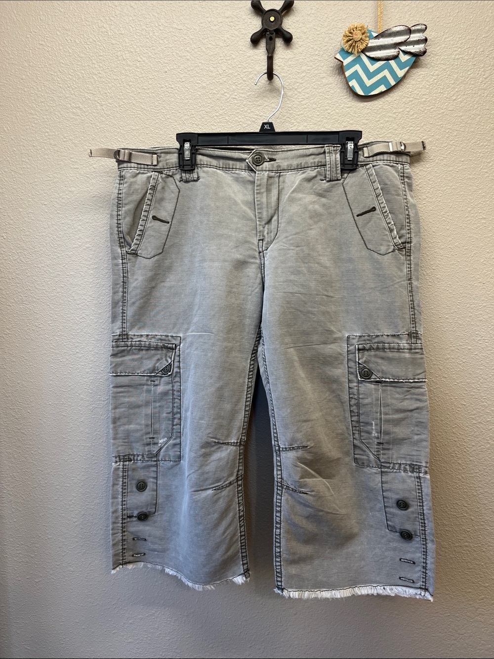 Lucky brand cargo capris size 14